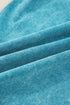Mineral Wash Lace Up High Waist Patch Pocket Raw Hem Wide Leg Pants